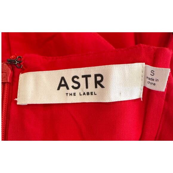 ASTR THE LABEL Asymmetrical Bow Midi Dress Size Small - Picture 9 of 12